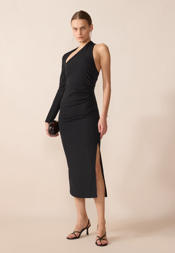 ASYMETRIC MIDI DRESS - Jersey dress3
