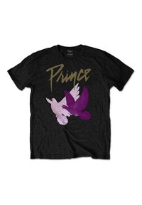 Paradiso Clothing PRINCE DOVES - Print T-shirt - black