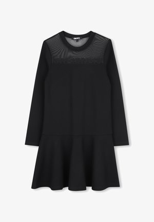 DKNY, ROBE MANCHES LONGUES - Jurk - black