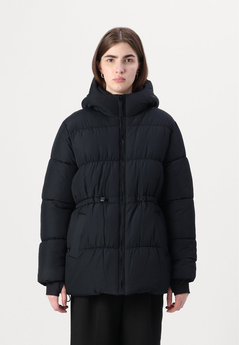 Hollister Co. EVERYDAY MID PUFFUR EMEA  - Vinterjacka - black beauty