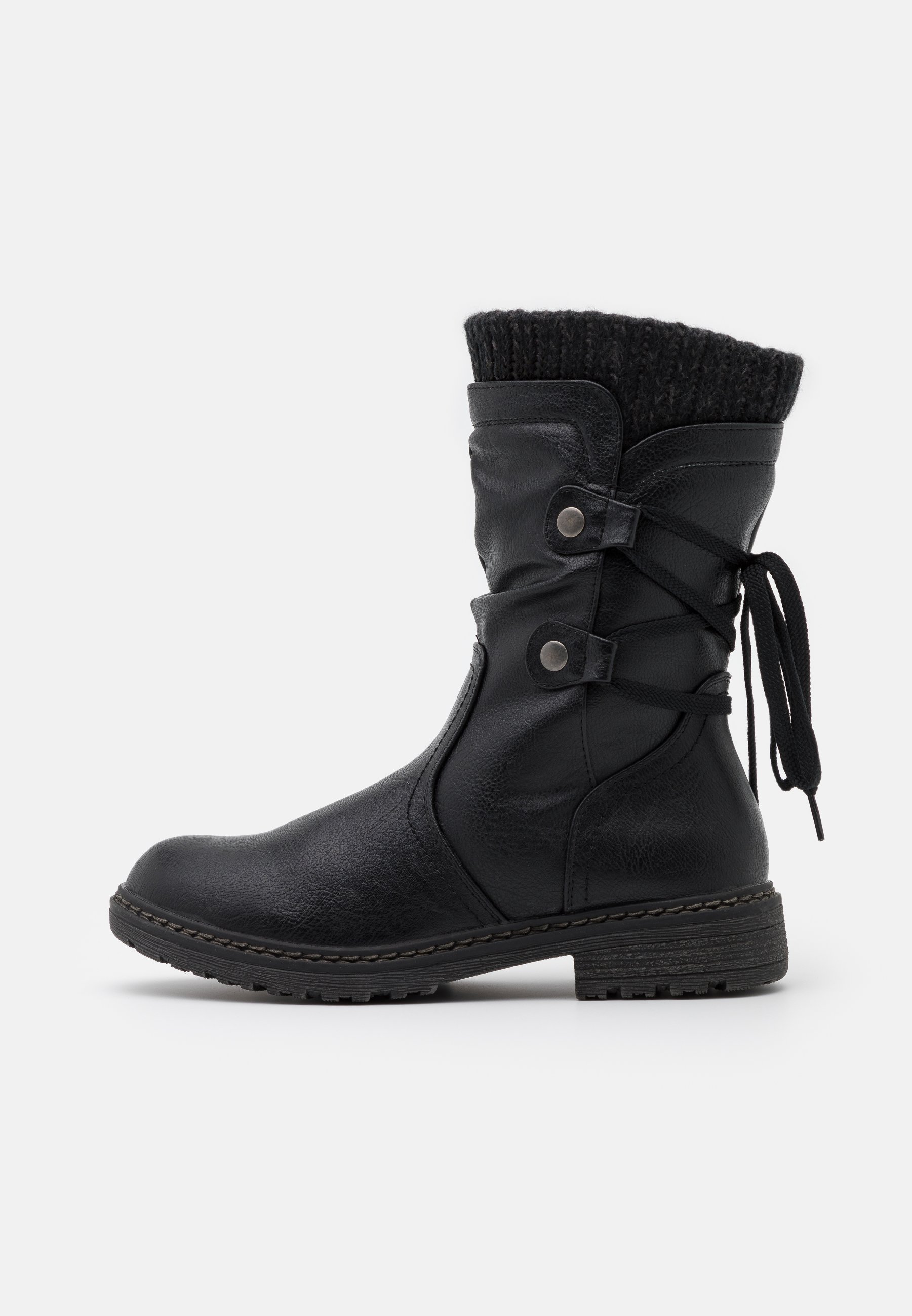 Anna Field Veterlaarzen black Zalando.nl Anna Leren veterlaars zwart