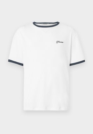 TUCKER EMBROIDERY TEE - Základné tričko - white mix