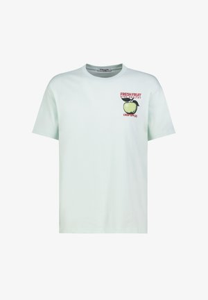 Sublevel, KURZARMSHIRT RUNDHALSAUSSCHNITT FOTO PRINT STILVOLL - Print T-shirt - grün