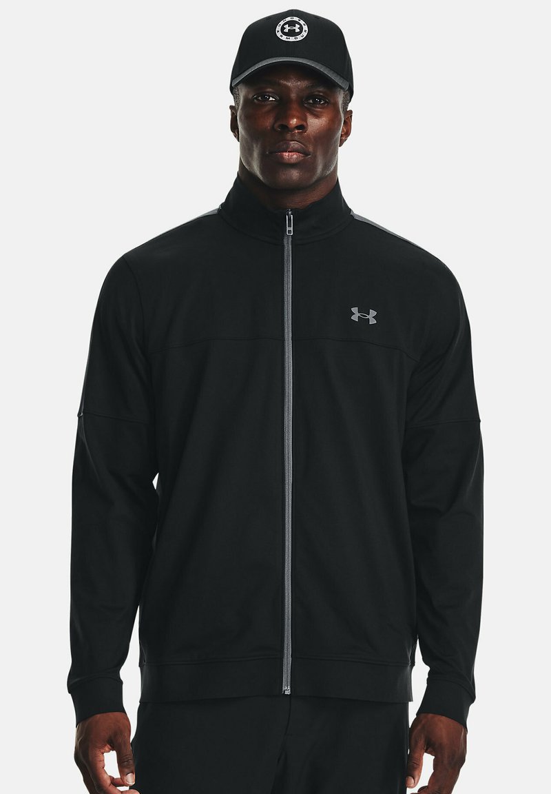 Under Armour WARMUP STORM MIDLAYER FZ - Outdoorjacke - black/schwarz ...