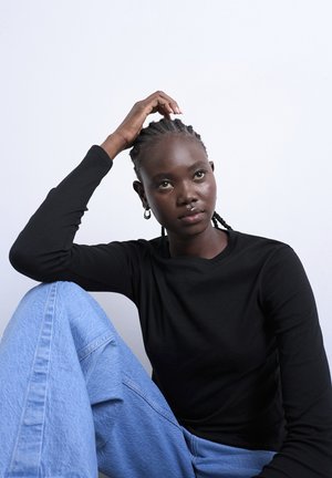 EVERYDAY - T-shirt à manches longues - black