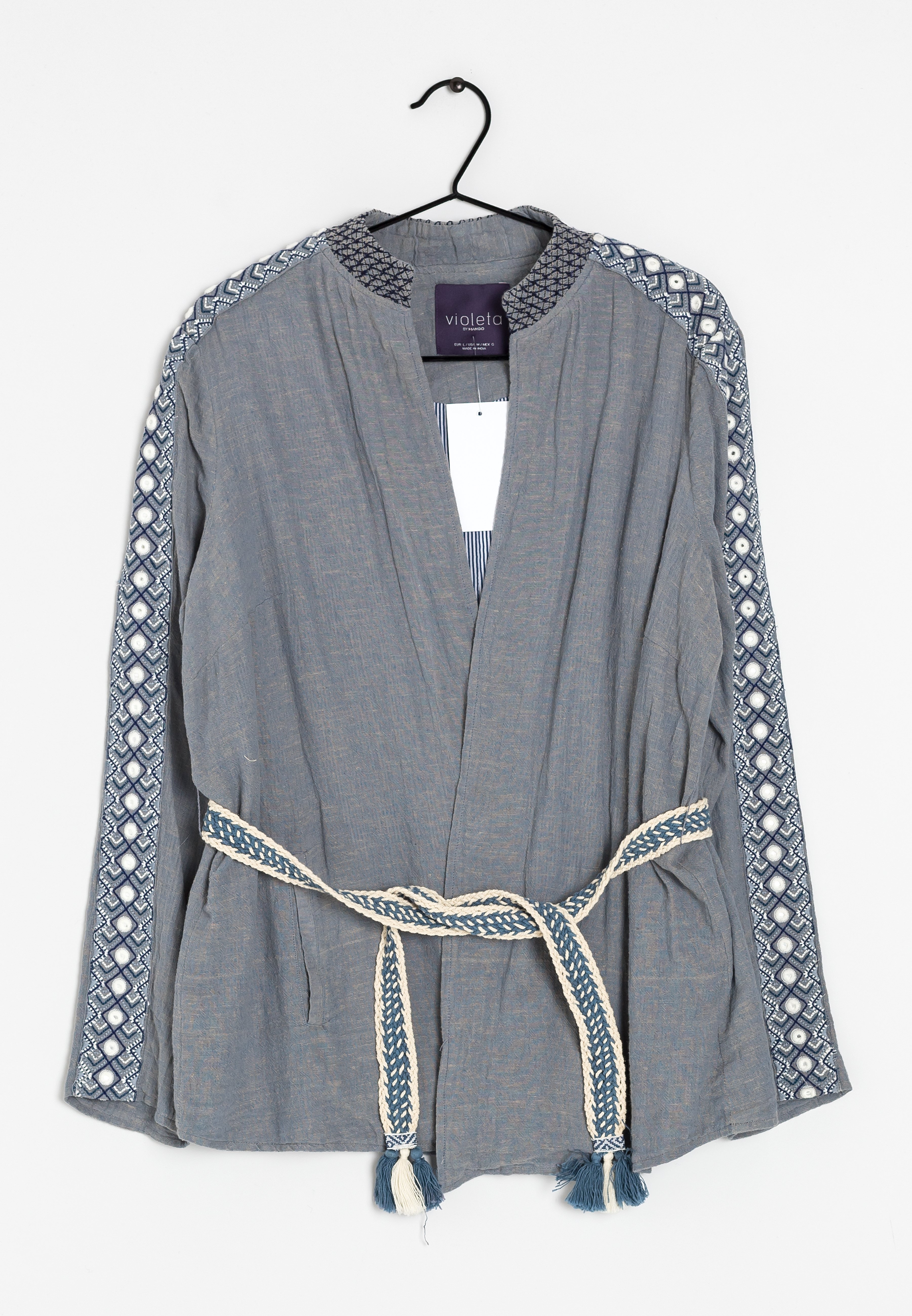 Violeta by Mango Blazer - grey/grijs - (Pre-owned) - Zalando.nl