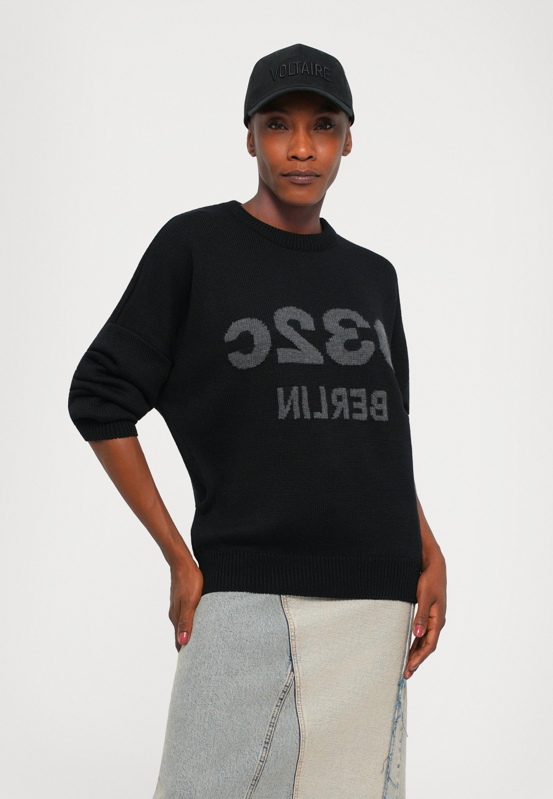 0320 032c SELFIE SWEATER - Jumper - black - Zalando.co.uk