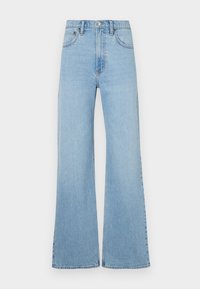 High Rise 90s Relaxed Jean - Wide Leg - med/light