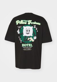 JORTOAST TEE CREW NECK - Marškinėliai su spaudiniu - black