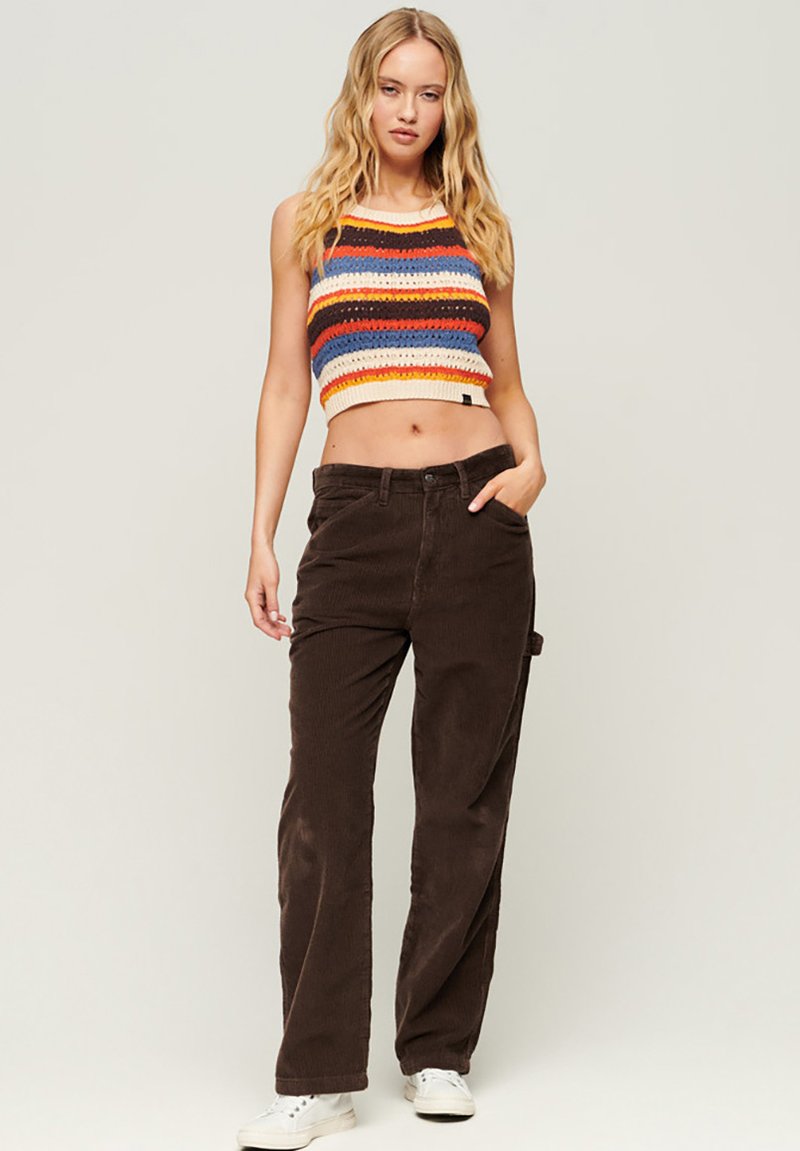 Superdry & Co Broek bruin Superdry & Co Broek bruin