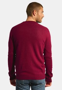 Just Cashmere Bomberjacka - bordeaux