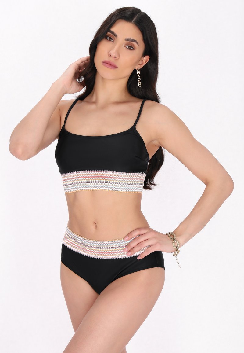 faina SET - Bikinit - black multicolor