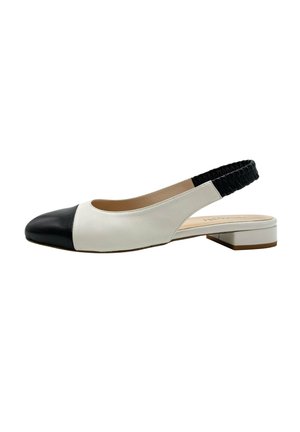 BORGHESE - Ballerines à brides arrière - ivory white
