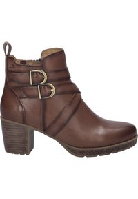 Josef Seibel Cowboy/biker ankle boot - cognac