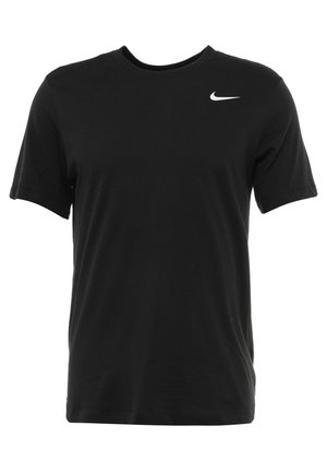 TEE CREW SOLID - T-skjorte til trening - black/white