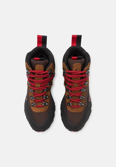 Polo Ralph Lauren ADVTR 300 MID LACE UNISEX - Schnürstiefelette - teak/circuit brown