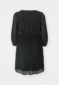 Anna Field Curvy CRINKLE FLOWY MINI LONG SLEEVES - Robe de soirée - black