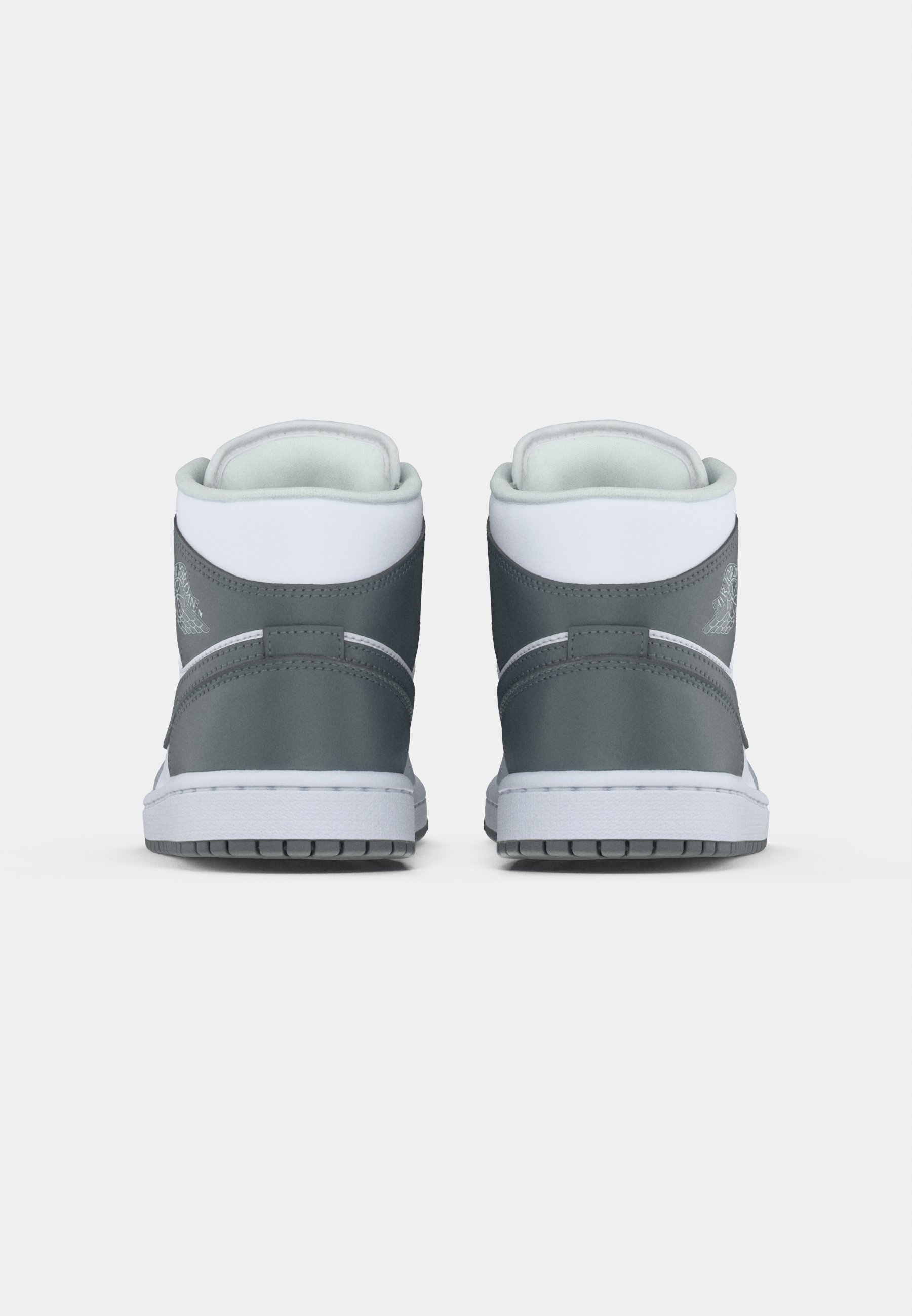 Jordan AIR JORDAN 1 MID - Sneakers high - white/smoke grey/pure