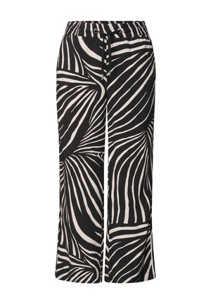 Street One, 7/8 WIDE LEG HOSE IM LOOSE FIT - Pantalon classique - black