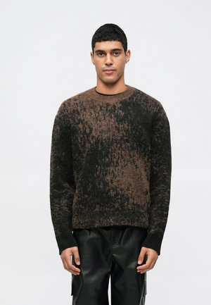 STORM CREW - Stickad tröja - brown