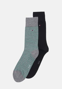 Não selecionado, grey melange/green