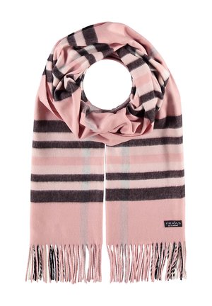 PLAID CASHMINK - MADE IN GERMANY - Šal - rose