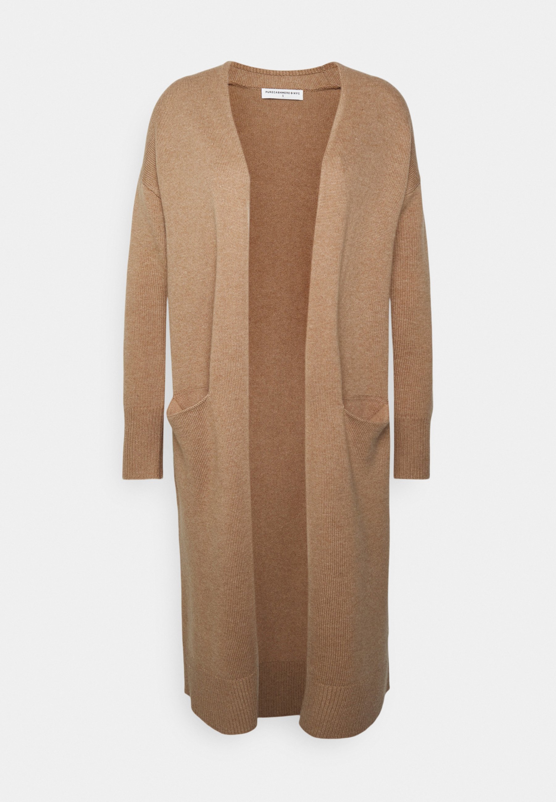 HOT Beige Long Strickjacke Long Strickjacke Beige Pure