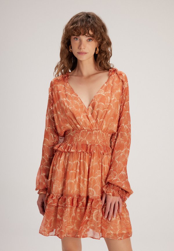 DAY DRESS - Freizeitkleid - Printed Orange