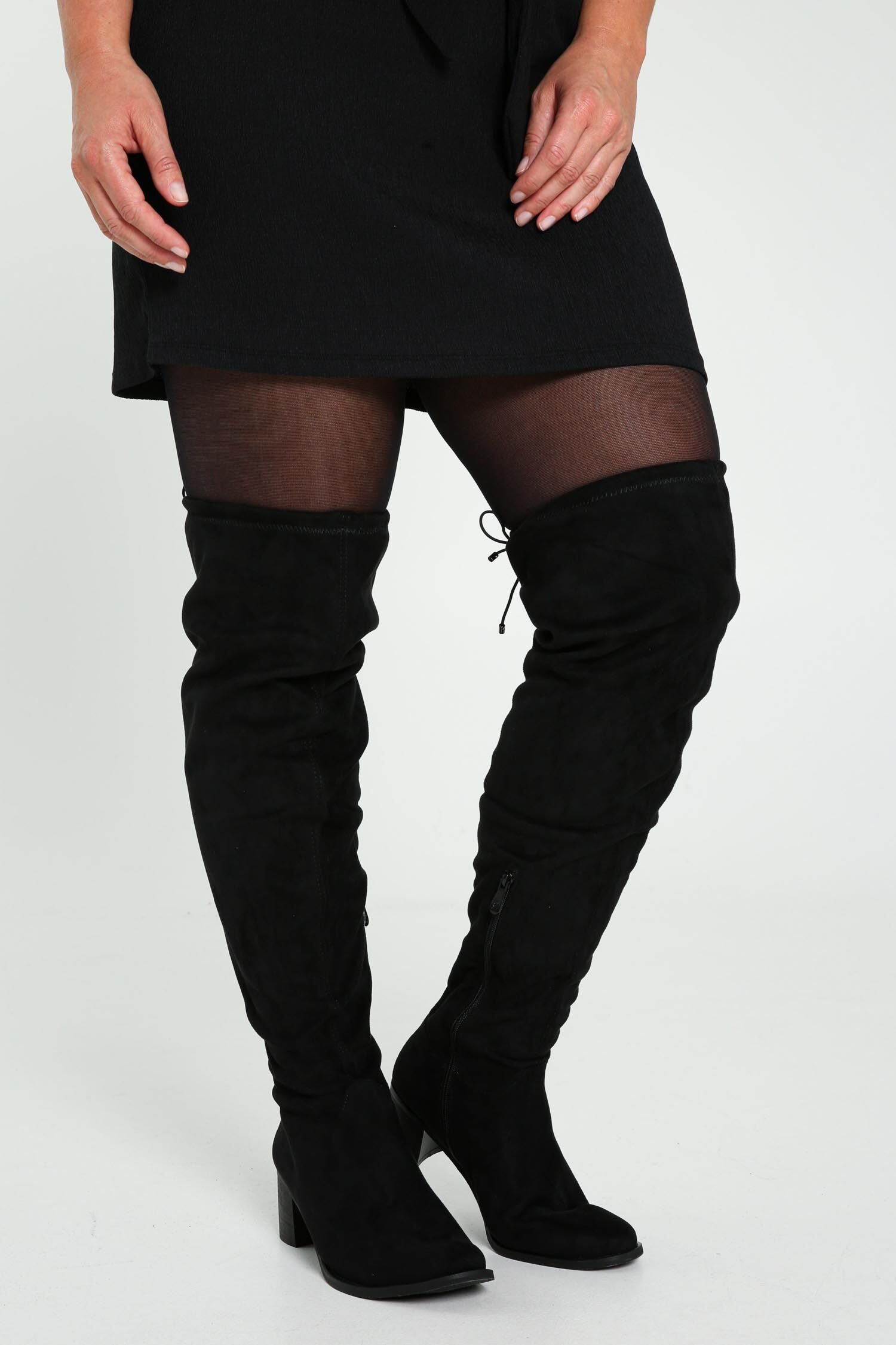 Paprika WIDE FIT - Overknee laarzen - black/Zwart - Zalando.nl