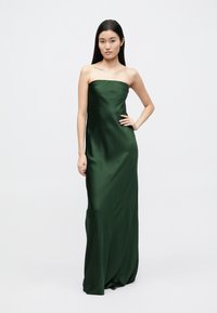 Norma Kamali BIAS STRAPLESS GOWN - Maksikleit - dark emerald