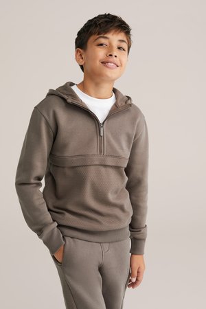 WE Fashion BLUE RIDGE - Mikina s kapucňou - taupe