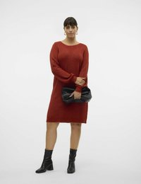 Vero Moda Curve Robe pull - red ochre