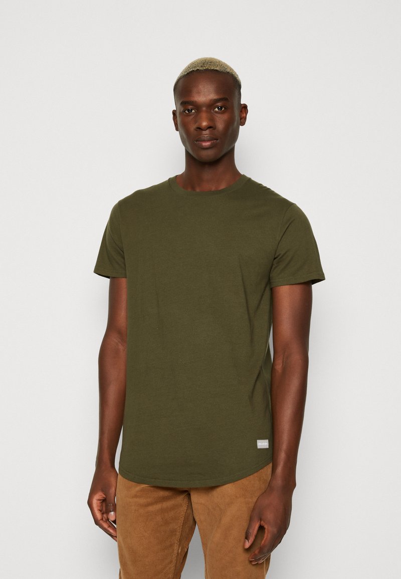 Hollister Co. LONGLINE JOCKTAG TShirt basic green/grün Zalando.de