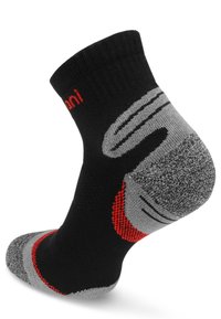 Normani LOW CUT CUSH 3 PACK - Socken - schwarz/rot