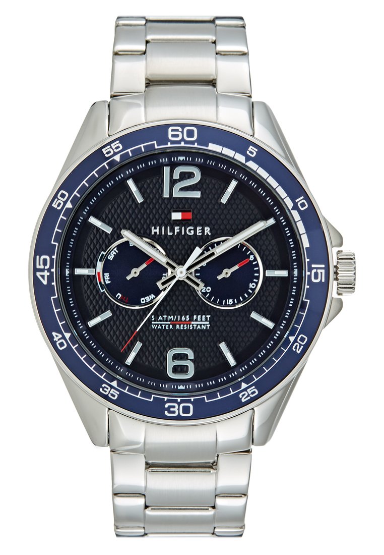 Giotto Dibondon antage Gøre en indsats Tommy Hilfiger Chronograph watch - silberfarben/blau/blue - Zalando.de