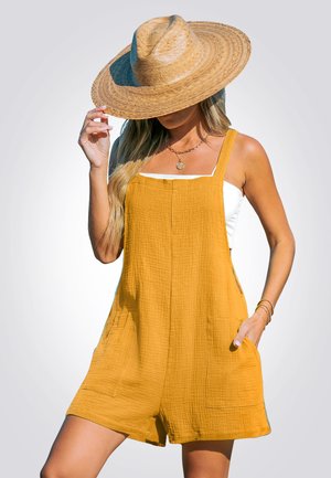 SQUARE NECK SLEEVELESS - Combinaison - yellow