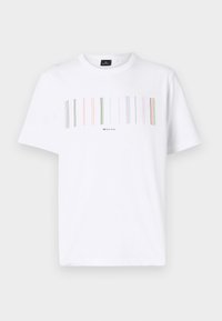 CASUAL FIT STRIPE - T-shirt imprimé - white