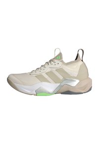 adidas Performance - RAPIDMOVE  TRAINER  - Chaussures fitness - chalk white alumina lime burst Image miniature 1