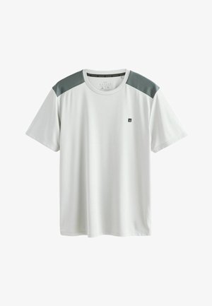 Next, SHORT SLEEVE TEE FIT - ACTIVE TRAINING TOP . - T-shirt imprimé - ice grey