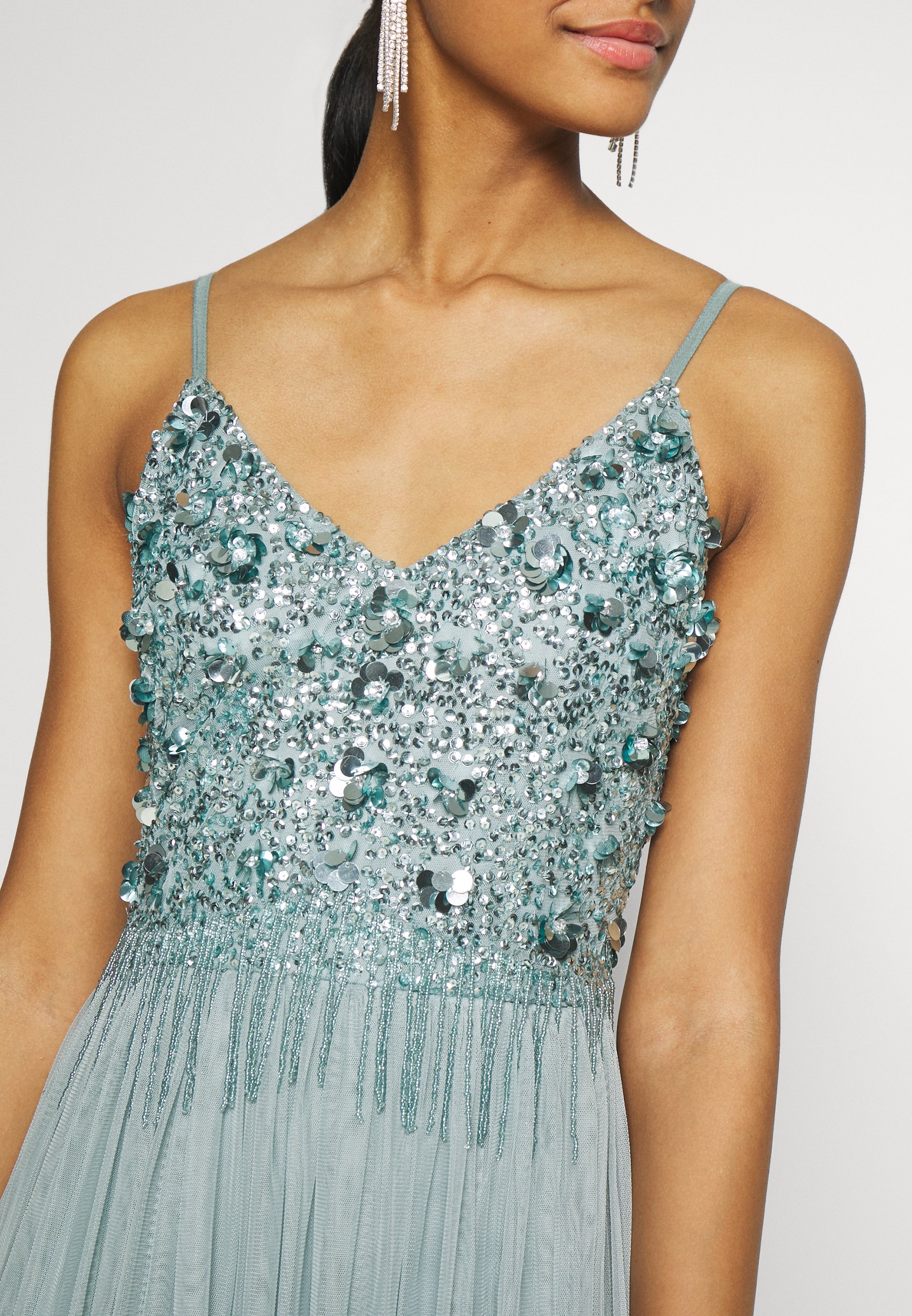 lace and beads riri midi