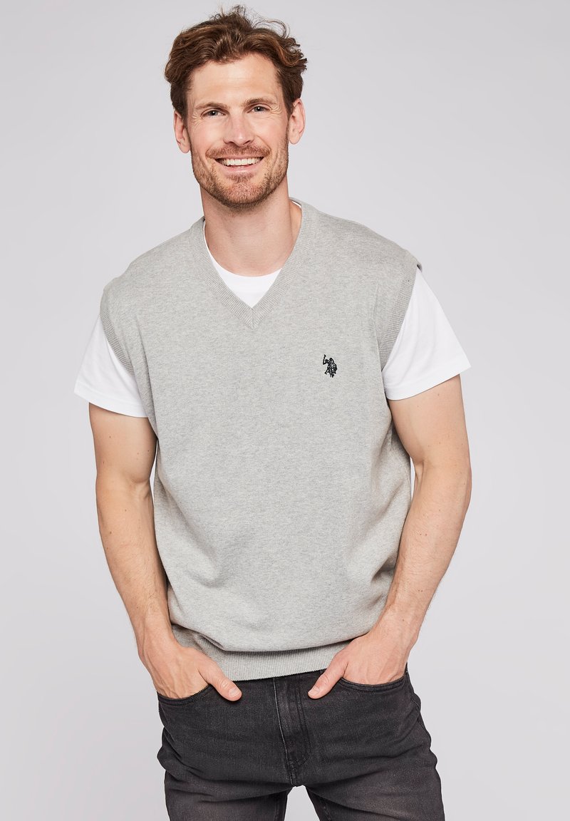 U.S. Polo Assn. Sweter/szary - Zalando.pl