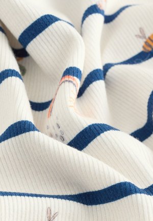 Next REGULAR FIT LONG SLEEVE - Langarmshirt - ecru navy stripe character