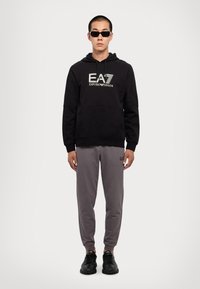 EA7 Emporio Armani FELPA - Felpa con cappuccio - black