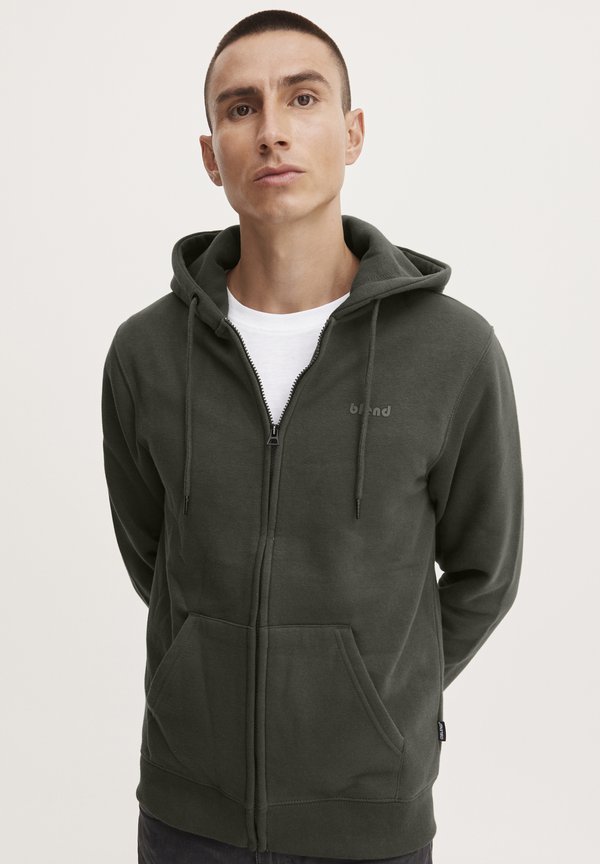 BHDowntown - Zip-up sweatshirt - forest night