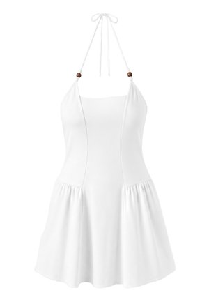 Stradivarius, BEADED A-LINE DRESS - Robe de jour - beige