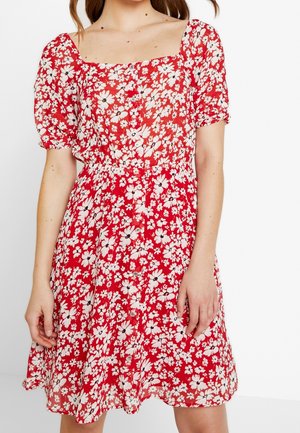 Vardagsklänning - red