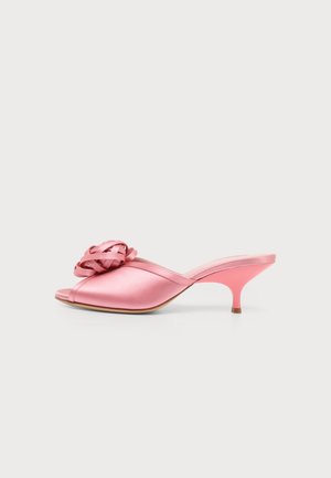 GIABORGHINI FRAN FLOWERS - Mules à talons - pink