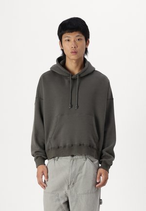Abercrombie & Fitch CROPPED VINTAGE  - Džemperis su gobtuvu - chimera acid wash