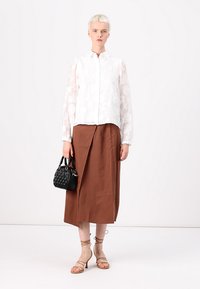 Pieces PCJALA SHIRT - Camicia - cloud dancer