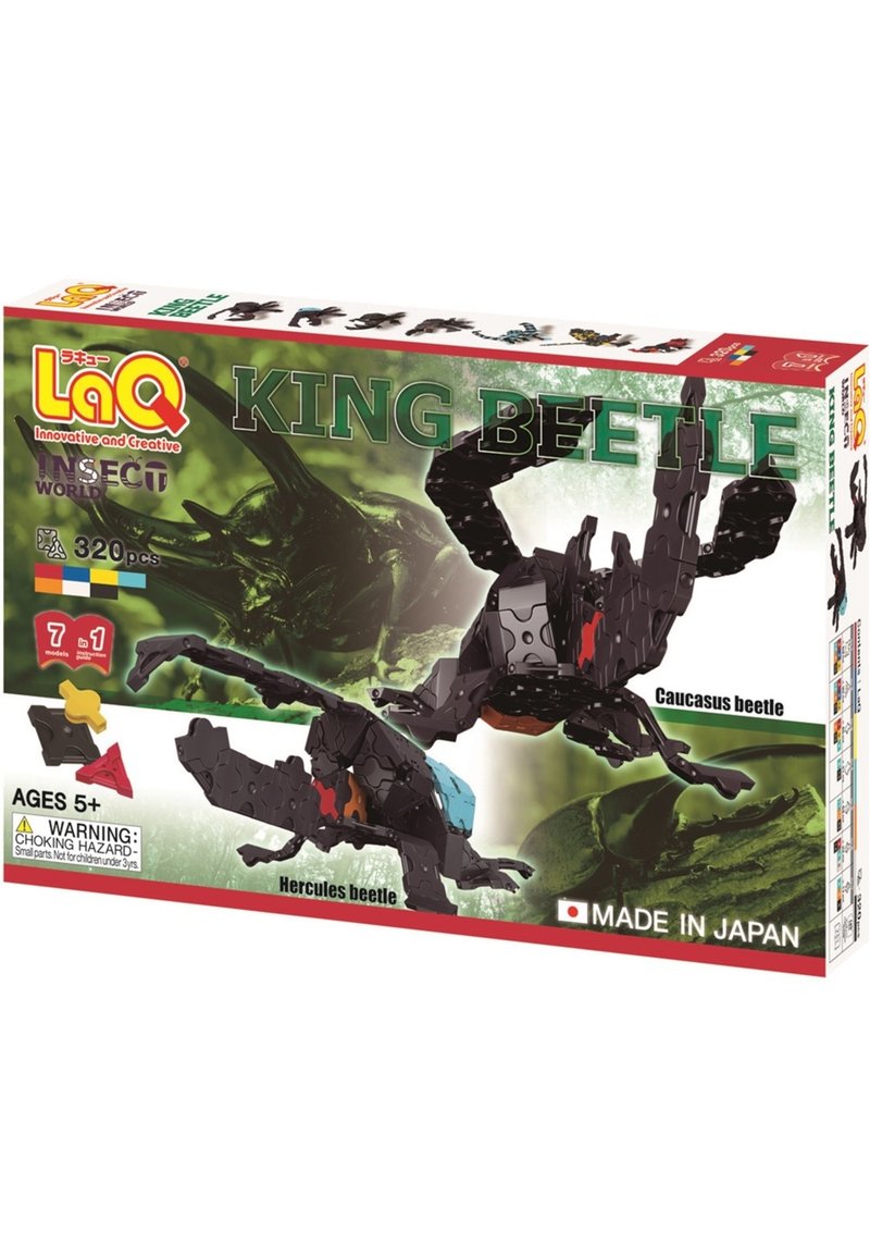 Bộ xếp hình sáng tạo LaQ Insect World Stag Beetle | Giờ Chơi